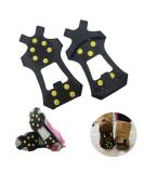 Ice Cleats Snow Traction Cleats Crampons for Shoe and Boots Non-Slip Overshoe for Walking on Snow and Ice Rubber Walking Cleats Anti Slip Crampons 10 Studs X-Large(10-12.5 men/11.5-14 women) - Buy Online on GoSupps.com
