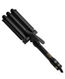 Buy Hot Tools Pro Artist Black Gold Digital 3 Barrel Jumbo Hair Waver - Create Ultra Sleek Waves Instantly (1 inch Barrels) - International Shipping Available - Buy Online on GoSupps.com