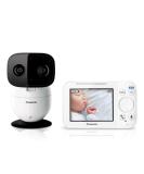 Panasonic Baby Monitor with Camera and Audio | 3.5 Color Video Monitor | Long Range | Secure Connection | 2-Way Talk | Soothing Sounds | Remote Pan Tilt Zoom | KX-HN4101W (White) - Buy Online on GoSupps.com