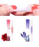 Nail nutrition oil 2PCS rotating nutrition pen with soft brush cuticle nail moisturizing care anti-barb exfoliation (rose+lavender) - Buy Online on GoSupps.com
