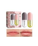 Lip Plumper and Lip Care Serum Set for Fuller, Natural Lips - Hydrating, Reduce Fine Lines - Day & Night Serum (2PCS) - Buy Online on GoSupps.com