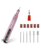 MEGACHIC 35000RPM Cordless Electric Nail Drill for Professional Manicure Pedicure - Rechargeable Efile with Drill Bits & Sanding Bands - Ideal for Acrylic Gel Nails at Home & Salon - Buy Online on GoSupps.com