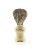 Edwin Jagger Pure Badger Shaving Brush - Imitation Ivory | Quality Men's Shaving Accessory - Buy Online on GoSupps.com