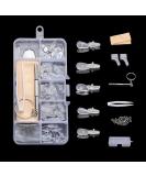 Silars Slipproof Silicone Nose Pads for Glasses - 25 Pairs + Glasses Repair Set with Screws Tweezers & Cleaning Cloth - Buy Online on GoSupps.com