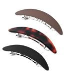 Shop Vintage 3-Piece Medium French Hair Clips for Women - Automatic Clips for Thin Fine Hair - Multi-Color Options - Buy Online on GoSupps.com