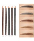 5pcs Peel-Off Eye Brow Pencil Set - 5 Colors for Precision Eyebrow Makeup - Buy Online on GoSupps.com