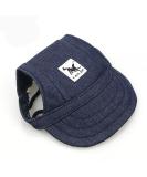 EGURS Dog & Cat Baseball Hats - Peace Sunbonnet - Sizes Small Medium Large - Denim Blue - Buy Online on GoSupps.com