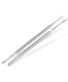 Dog tartar remover set tooth cleaner for animals 2-part made of stainless steel scaler and wings from specialist retailers with tartar scraper - Buy Online on GoSupps.com