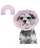 Shop Pumyporeity Adjustable Pet Neck Collar - Light Pink Elizabethan Collar for Cats & Dogs | Anti-Delicious Protective Neck Crasses (Size L) - Buy Online on GoSupps.com