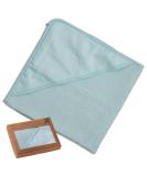 Urban Kanga Hooded Baby Towel - Double-Sided Oeko-Tex 100% Cotton Muslin (Mint) | Soft & Safe International Shipping - Buy Online on GoSupps.com