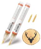 SUIUBUY 2 PCS Chemical Wood Burning Pen Marker  Wood Scorch Pen - Heat Sensitive Marker for Wood and Crafts - Equipped with Oblique Tip and Bullet Tip for Easy Use - New Formula - Buy Online on GoSupps.com