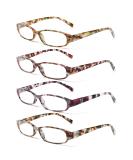 Cojwis 4 Pack Stylish Reading Glasses for Women - HD Clear Lens Multi-Colored Readers (0.75x) - Shop Internationally - Buy Online on GoSupps.com