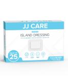 JJ CARE Adhesive Island Dressing 4x5 - Pack of 25 | Sterile Bordered Gauze Dressing with Non-Stick Center Pad | Individually Wrapped Wound Dressing | Highly Absorbent & Breathable - Buy Online on GoSupps.com