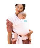 Moby Rose Quartz Classic Baby Wrap Carrier | 100% Cotton, Breathable & Stretchy | For Newborn to Toddler up to 33lbs | Unisex - Buy Online on GoSupps.com