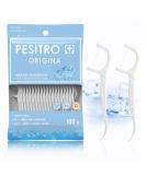 100 Pcs 2-in-1 Portable Dental Floss Picks - Disposable Interdental Sticks for Effective Tooth Cleaning - Ideal for Travel, Home, Office & Restaurants - Original Flavor - Buy Online on GoSupps.com