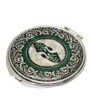 Antique Alive Mother of Pearl Crane Double Compact Magnifying Purse Mirror - Buy Online on GoSupps.com