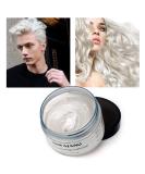 Temporary White Hair Color Wax for Instant Hairstyle Change - Ideal for Parties, Cosplay, and Dates - Men and Women Friendly - Buy Online on GoSupps.com