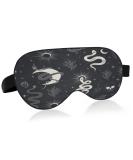 Buy Witchy Snake Crescent Moon Sleep Mask - Light Blocking Eye Cover for Men & Women | Adjustable Skull Flower Design for Travel & Naps - Buy Online on GoSupps.com