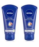 Nivea Intensive Care Hand Cream 75ml - Nourishing Almond Oil Moisturizer (2 Pack) for Dry Skin Relief & Long-Lasting Hydration - Buy Online on GoSupps.com