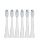 Toothbrush Heads Replacement for Waterpik Sonic Fusion 2.0 - 6 PCS White Brush Heads with Cover - Buy Online on GoSupps.com