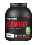 Buy Body Attack Extreme ISO Whey - Neutral 1.8 kg | 100% Irish Pasture Milk CFM Whey Protein Isolate | Gluten-Free Low-Fat High EAAs | Perfectly Soluble No Aspartame - Buy Online on GoSupps.com