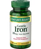 Nature's Bounty Gentle Iron 28 mg 90 Capsules - Pack of 3 | Iron Supplement for Gentle Absorption - Buy Online on GoSupps.com