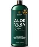 Buy Pure Aloe Vera Gel for Face Hair & Skin | Organic 95% Aloe Chamomile & Vitamin E - Sunburn Relief | 16 fl oz - Buy Online on GoSupps.com