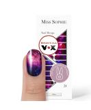 Miss Sophie Galaxy Nail Foil - Blue Patterned Wraps | 24 Ultra-Thin Self-Adhesive Nail Foils for Long-Lasting Manicure - Buy Online on GoSupps.com