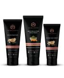 Shop The Man Company De-tan Naturally Combo | Anti Pollution Face Wash De-tan Cream & Pack for Brightening & Moisturizing - Set of 3 (White) - International Shipping Available - Buy Online on GoSupps.com