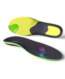 Buy Orthopedic Insoles for Men & Women - Arch Support Shock Absorption Comfort (Yellow Sizes 11.5-12.5 Men / 12.5-13.5 Women) - Ideal for Sports & Arch Pain Relief - Buy Online on GoSupps.com