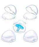 5 PCs Transparent Pacifier Box Portable & Dustproof Storage for Baby Pacifiers - Buy Online on GoSupps.com