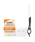 Jatai Feather Black Styling Razor Introductory Kit - Precision Hair Cutting Tool for Professional and Home Use | International Shipping Available - Buy Online on GoSupps.com