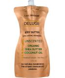 DELUGE Unscented Body Butter with Organic Shea Butter & Coconut Oil - 6 oz | Fragrance-Free, Cruelty-Free, Eco-Friendly - Buy Online on GoSupps.com