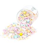 Super Sprinkle Pastel Carousel | Pink Sugar Sprinkles for Cake Decoration | EU Ingredients | 180g Pastel Colors Decor - Buy Online on GoSupps.com
