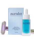 Auralux Renew Complex Serum for Face & Neck - Natural Anti-Aging Formula with Blue Tansy Hyaluronic Acid Aloe Vera - Perfect for Facial Wand & Red Light Therapy - 1 oz - Buy Online on GoSupps.com