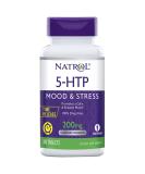 Natrol 5-HTP Time Release Tablets, Promotes a Calm Relaxed Mood, Helps Maintain a Positive Outlook, Enables Production of Serotonin, Drug-Free, Controlled Release, Maximum Strength, 200mg, 30 Count - Buy Online on GoSupps.com