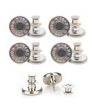 Instant Jean Button Pins for Pants - No Sew, No Tools Needed | 4 Sets Replacement Buttons | Easy Installation, Reusable & Adjustable - Buy Online on GoSupps.com