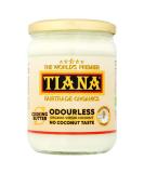 TIANA Fairtrade Organic Virgin Coconut Oil Odourless Cooking Butter 500ml - Buy Online on GoSupps.com