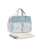 SONARIN Large Capacity Stylish Baby Nappy Changing Tote Bag with Shoulder Strap & Changing Mat - Portable Travel Diaper Bag for Moms on the Go - Buy Online on GoSupps.com