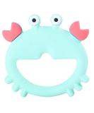 PREMYO Cooling Teething Ring for Babies - BPA-Free Silicone Teething Aid - Soft Relief for Teething Pain - Crab Mint Flavor - Buy Online on GoSupps.com