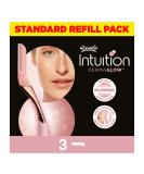 WILKINSON SWORD - Intuition Dermaglow For Women | Facial Hair Remover and Exfoliating Dermaplanning tool | Pack of 3 Blade Refills 3 count (Pack of 1) - Buy Online on GoSupps.com