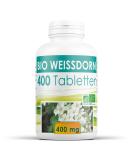 Organic Hawthorn 400mg - 400 Tablets | Premium Quality Supplements for Heart Health - Free International Shipping - Buy Online on GoSupps.com