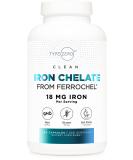 Type Zero Iron Chelate Capsules 18mg - 240 Count, Non-GMO & Gluten Free - Buy Online on GoSupps.com