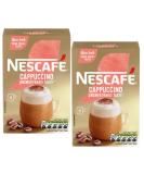 Nescafe Coffee Instant coffee Sachets 8mug | FabFinds Mug (Cappuccino Unsweetened 2 Pack) Cappuccino Unsweetened 60 g (Pack of 2) - Buy Online on GoSupps.com
