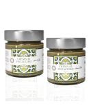 Pistachio Cream Made in Sicily | Italian Artisan Gourmet | 2x200 g - Buy Online on GoSupps.com