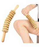 Zdnt Wood Massage Roller & Scooter - Effective Fascia Roller for Muscle Relaxation Body Shaping & Anti-Cellulite Gua Sha Device - International Shipping Available - Buy Online on GoSupps.com