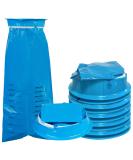 Harewu 10 Pcs 1000ml Disposable Vomit Bags for Morning Sickness - Blue (10pc) - Buy Online on GoSupps.com