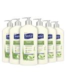 Suave Skin Solutions Body Lotion 18oz - Soothing Aloe - 6 Pack for Ultimate Hydration - International Shipping Available - Buy Online on GoSupps.com