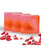 Vickoneer 3 Packs Yoni Soap Bars For Women Wash Organic Handmade Bar feminine Natural Vaginal Wash Vaginial Deodorants Ph Balance Remove Odor - Care Rose 2.82 oz Red - Buy Online on GoSupps.com