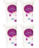 Happy Bees Bundle Cotton Tree Large Cotton Wool Pads 40 per Pack. (4 Pack Square) - Buy Online on GoSupps.com